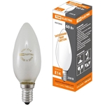 Лампочка накаливания TDM ELECTRIC 40 Вт-230 В-Е 14 "Свеча матовая" (SQ0332-0017)