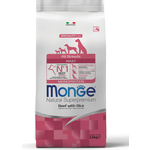 Сухой корм Monge Dog Monoprotein All Breeds Beef and Rice для собак всех пород говядина с рисом 2,5 кг