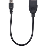 OTG кабель Ritmix RCC-010 MicroUSB-USB-AF, 0,1m, медный