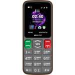 Мобильный телефон Digma Linx S240 серый-оранжевый (32Mb/2Sim/2.44"/TN 240x320/0.08Mpix)