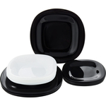 Набор столовой посуды  18 предметов Luminarc Carine Mix черный/белый (N1479/D2379)
