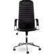 Кресло офисное Brabix Pilot EX-610 CH premium хром/экокожа черное (532418)