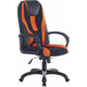Кресло компьютерное Brabix Premium Rapid GM-102 экокожа/ткань черное/оранжевое (532420)