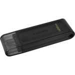 Флеш-диск Kingston 128Gb DataTraveler 70 Type-C DT70/128GB USB3.2 черный