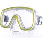 Маска для плавания Salvas Domino Sr Mask, арт. CA150C1TGSTH, закален.стекло, Silflex, р. Senior, желтый