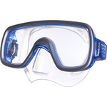 Маска для плавания Salvas Geo Md Mask, арт. CA140S1BYSTH, закален.стекло, силикон, р. Medium, синий