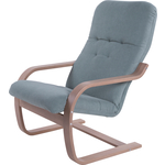 Кресло Мебелик Сайма ткань минт, каркас шимо (П0004566)