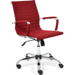 Компьютерное кресло TetChair Urban-low флок, бордовый 10