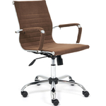 Компьютерное кресло TetChair Urban-low флок, коричневый 6