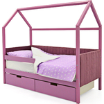 Детская кровать-домик мягкий Бельмарко Svogen лаванда + ящики 2 шт + бортик ограждение
