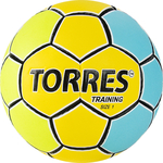 Мяч гандбольный Torres Training арт. H32151, р.1, желто-голубой