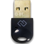 Адаптер Digma USB D-BT502 Bluetooth 5.0+EDR class 1.5 20м черный