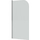 Шторка для ванны Grossman 70x150 алюминиевый профиль, стекло прозрачное (GR-100/1)