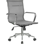Кресло офисное Riva Chair RCH 6001-2SE серая сетка