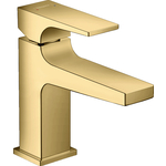 Смеситель для раковины Hansgrohe Metropol с донным клапаном Push-Open, золото (32500990)