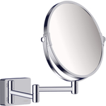 Косметическое зеркало Hansgrohe AddStoris тройное увеличение, хром (41791000)