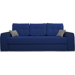 Прямой диван-кровать MGroup Мартина (ткань велютто 26, велютто 48 подушки, декор венге)