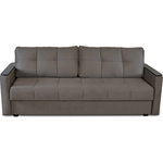 Прямой диван-кровать MGroup Джастин (ткань мдф цвет венге RGB 73)