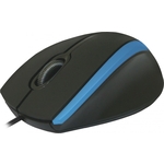 Мышь Defender MM-340 черный+синий,3 кнопки,1000 dpi (52344)