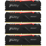 Память оперативная Kingston 32GB DDR4 DIMM FURY Beast RGB (KF426C16BBAK4/32)