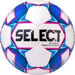 Мяч футзальный Select Futsal Mimas Light 852613, №4, белый/синий/розовый