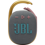 Портативная колонка JBL Clip 4 JBLCLIP4GRY (моно, 5Вт, Bluetooth, 10 ч) серый