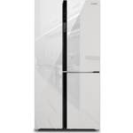 Холодильник Hyundai CS6073FV белое стекло