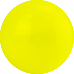 Мяч для художественной гимнастики  AG-19-04 диаметр 19 см, ПВХ, желтый