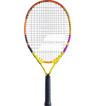 Ракетка для большого тенниса Babolat Nadal 23 Gr00, 140456-100, для 7-8 лет, алюминий, желто- оранжевый.