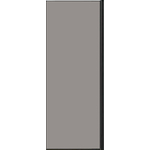 Боковая стенка Vincea Lugano VSG-1L 90х195 тонированная, черная (VSG-1L900CGB)