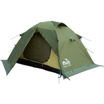 Палатка TRAMP Peak 2 (V2) зеленый