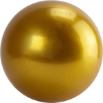 Мяч для художественной гимнастики  AG-15-10 диаметр 15 см, ПВХ, золотистый