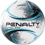 Мяч футзальный Penalty Bola Futsal RX 200 XXI, 5213001140-U, р. JR13, бело-черно-голубой