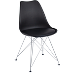 Стул TetChair Tulip Iron Chair (mod.EC-123) металл/пластик черный