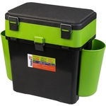 Ящик для зимней рыбалки Helios FishBox (19л) зеленый