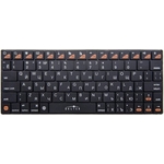 Клавиатура Oklick 840S черный USB беспроводная BT slim (754787)