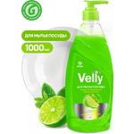 Средство для мытья посуды GRASS Velly Premium лайм и мята, 1 л(125424)