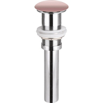 Донный клапан Ceramica Nova Click-clack с керамической накладкой, розовый (CN2000MP)