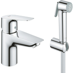 Смеситель для раковины Grohe Start Edge с гигиеническим душем, хром (23773001)