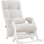 Кресло для кормления и укачивания Milli Dream с карманами молочный дуб verona light grey