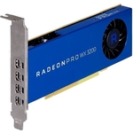 Видеокарта Dell 4GB AMD Radeon Pro WX3200 (4 mDP) FH (490-BFQR)