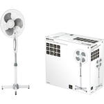 Вентилятор напольный TDM ELECTRIC ВП-01 "Тайфун" H1,25 м, D40 см, 40Вт, серый