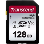 Карта памяти Transcend 128GB SD Card UHS-I U3 A2 V30 (TS128GSDC330S)