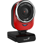 Веб-камера Genius QCam 6000, угол обзора 90гр по вертикали, вращение на 360 гр, встроенный микрофон, 1080P полный HD, 30 ка (32200002409)