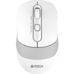 Мышь A4Tech Fstyler FB10C белый/серый оптическая (2400dpi) беспроводная BT/Radio USB (4but) (FB10C GRAYISH WHITE)