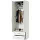 Шкаф для одежды с ящиками Шарм-Дизайн МШЯ-21 100х60 белый