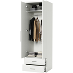 Шкаф для одежды с ящиками Шарм-Дизайн МШЯ-21 60х60 белый