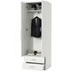 Шкаф для одежды с ящиками Шарм-Дизайн МШЯ-21 80х45 белый