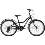 Велосипед DEWOLF Sand 24 black/light blue/white