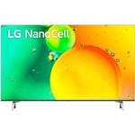 Телевизор LG 43NANO776QA NanoCell (43", 4K UHD, Smart TV, webOS, Wi-Fi, серый)